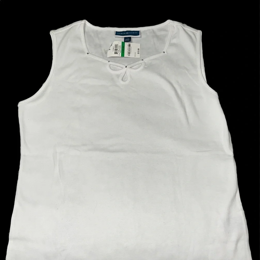 BNWT White detailed cami Large - Picture 1 of 2